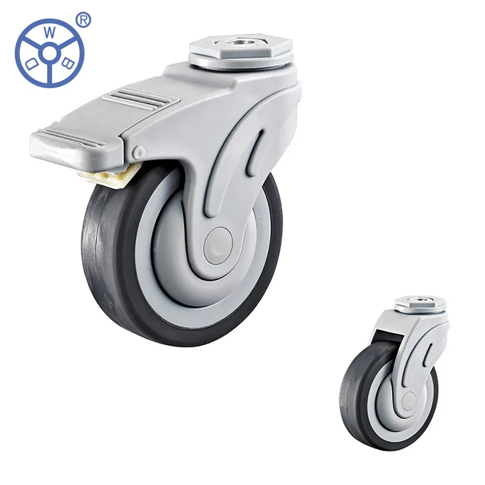 Wbd Manufacturer Hospital TPR Bed Castor Manufacturer Medical Wheel