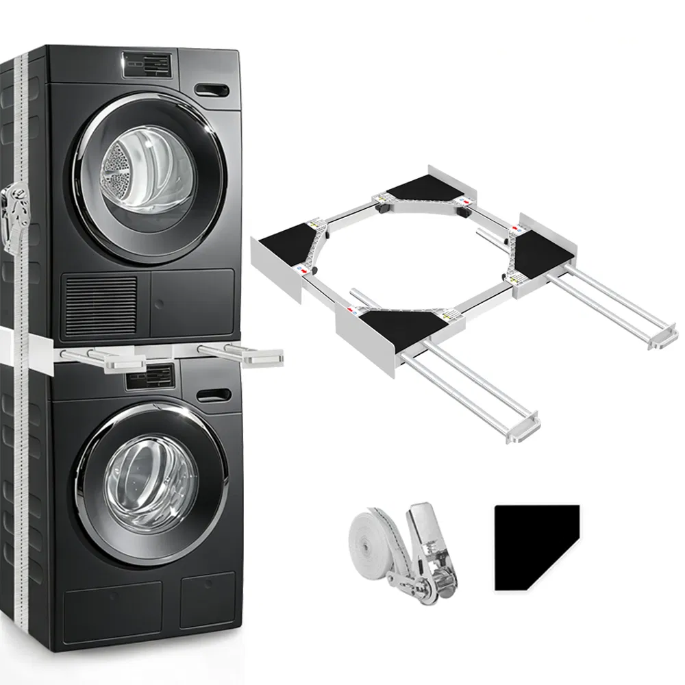 Washer and Dryer Universal Washer and Dryer Stacking Kit with Pull out Drying Rack Adjustable