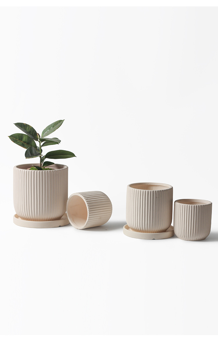 Горшки керамические цветочные садовый декор