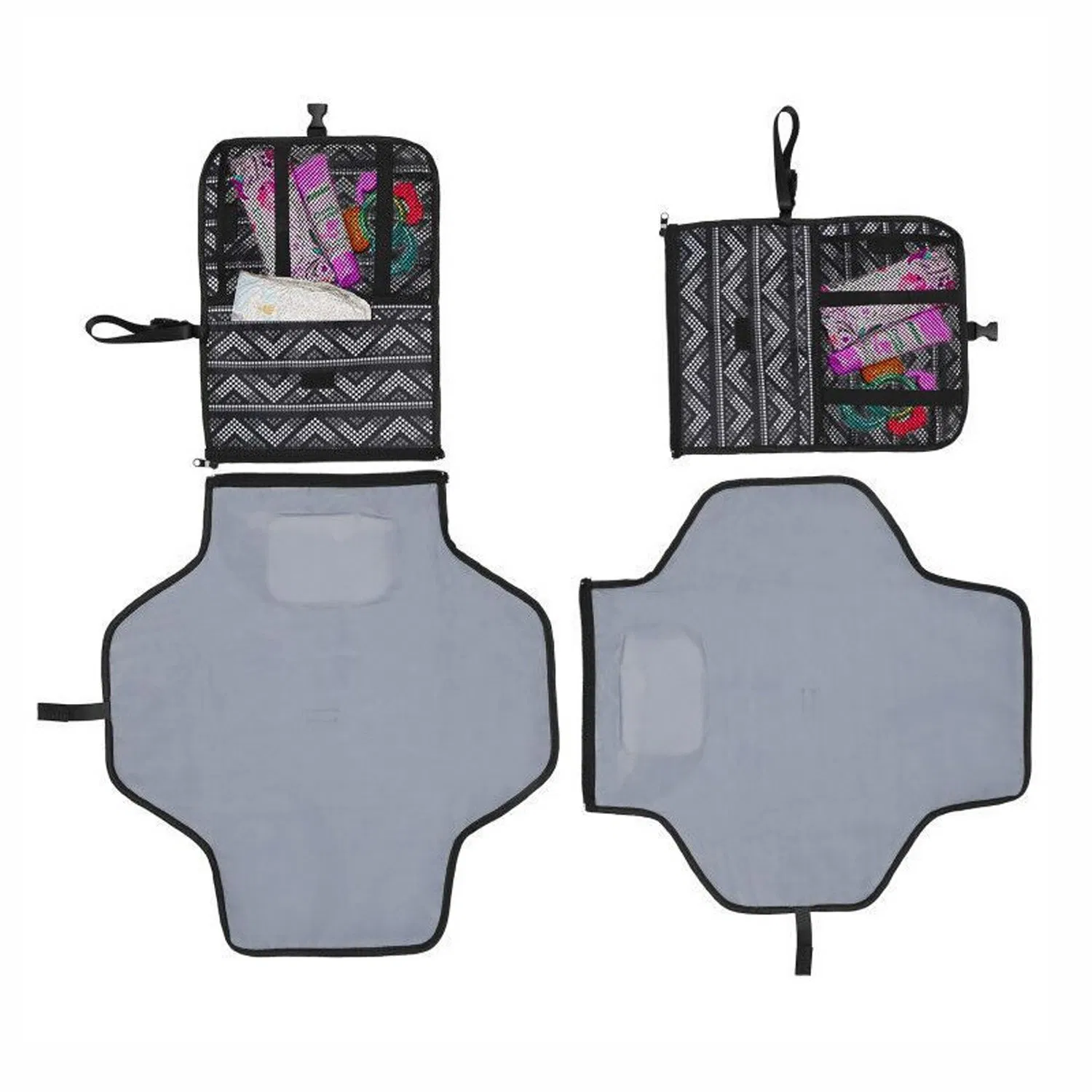 Portable Pad Travel Waterproof Compact Diaper Baby Changing Mats with Built-in Pillow - Lightweight & Foldable Changing Station