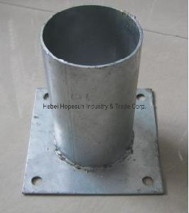 Hot Dipped Galvanized Fence Post Basd Plate Ground Anchor