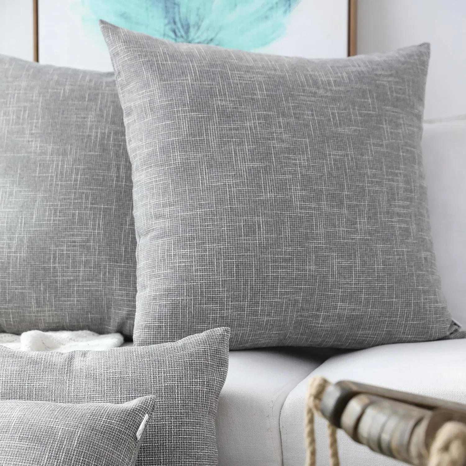 Luxurious Linen Throw Pillow Covers for Stylish Home Dé Cor