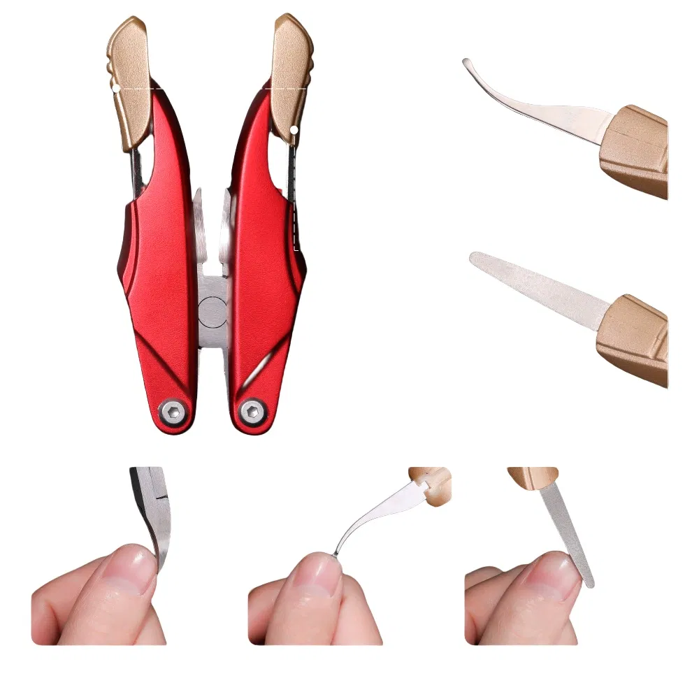 Wholesale Hot Sales Fordable Multi-Functional Color Exfoliating Salon Nail Clippers