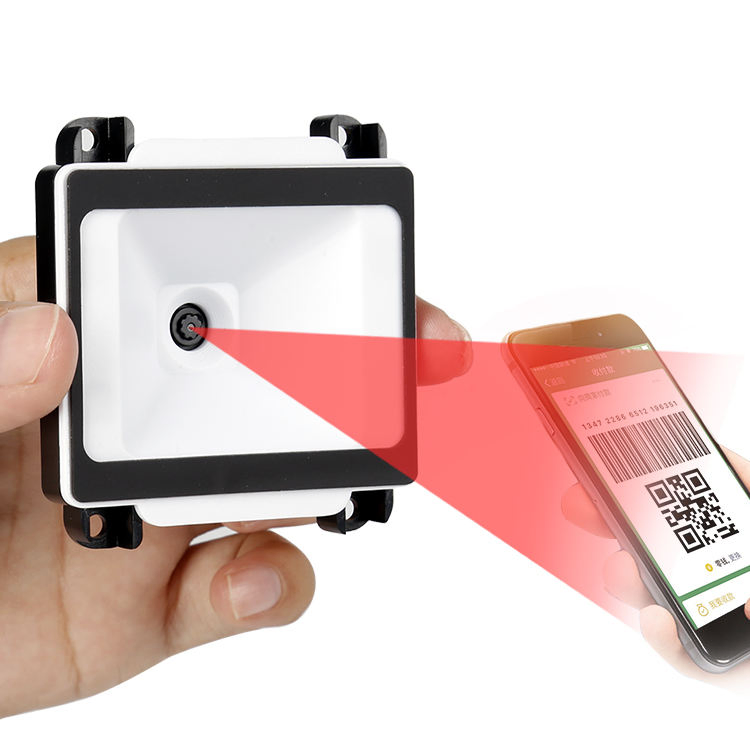 Embedded 1d 2D Ticket OEM Qr Code Scanning Robot Reader Barcode Scanner Module for Kiosk Machine