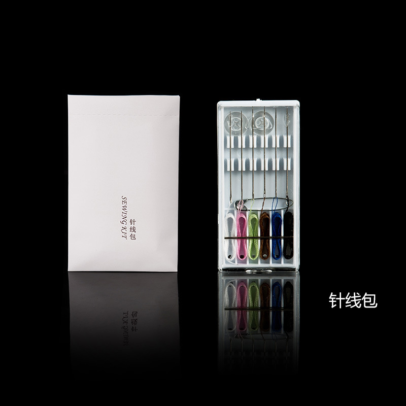 Versatile Sewing Kit Case with Essential Hotel Guest Amenities