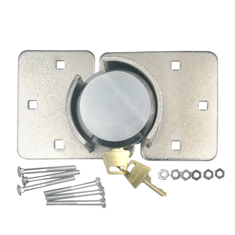 Round Steel Lock, Pack The Ice Hockey Lock, Stainless Steel Padlock, Van&Trailer Door Lock