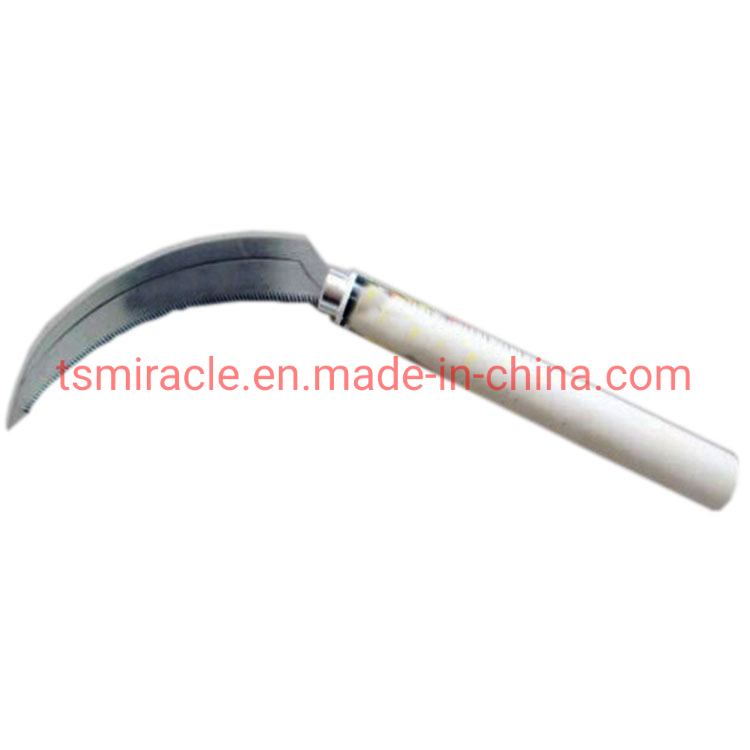 Wood Handle Hand Farm Cutting Tool Grass Pruning Sickle