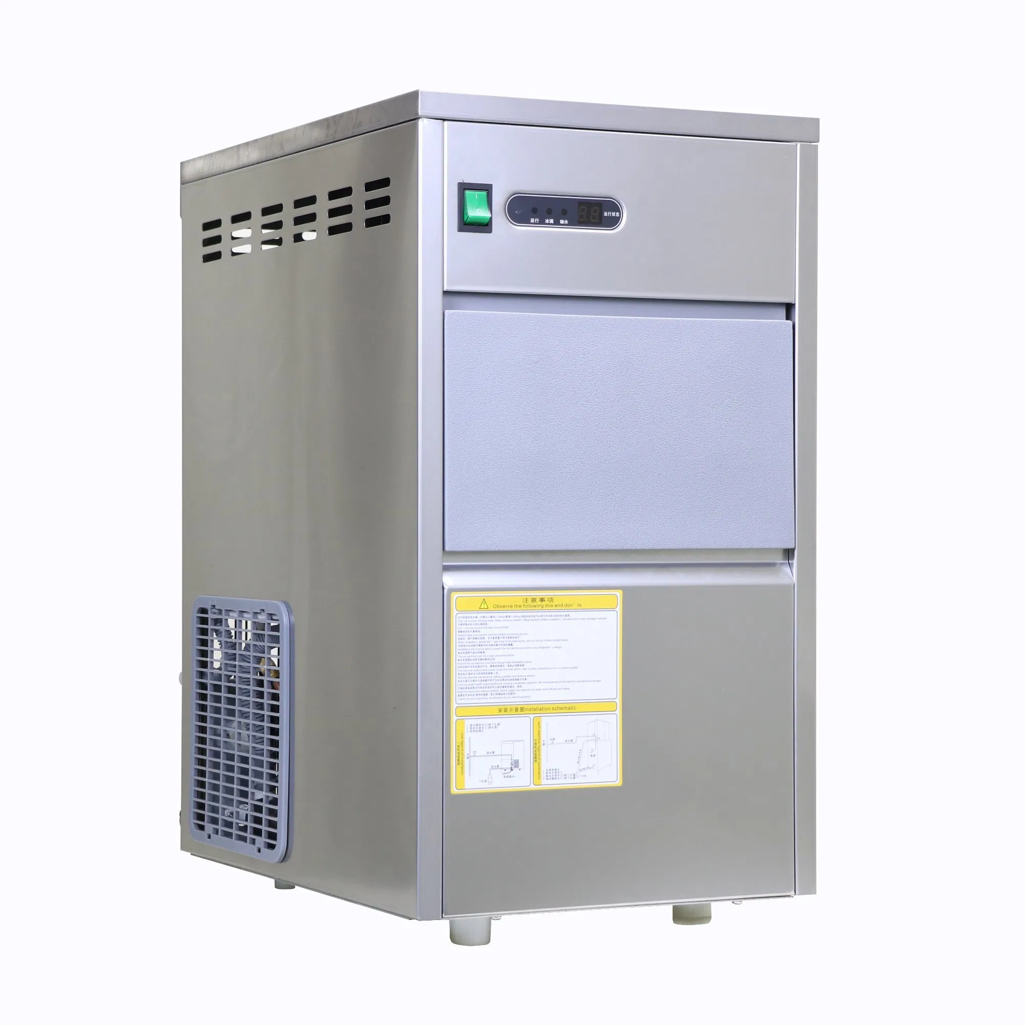 Customized Prefabricated 20kg Capacity Easy to Clean Granular Snowflake Ice Machine