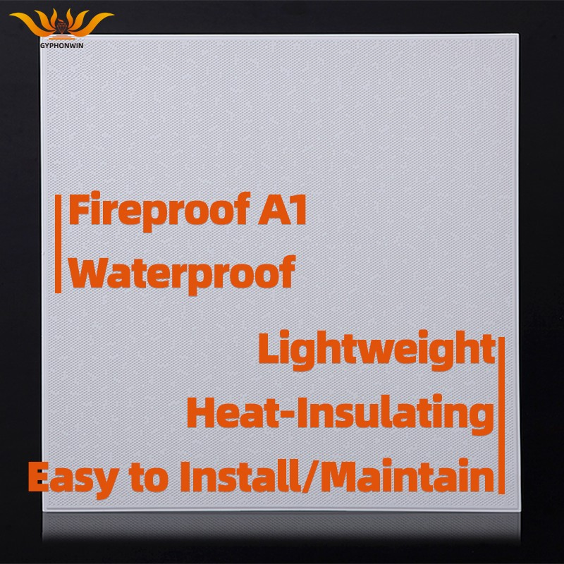 Shopping Mall Ceiling Panels Indoor Decoration Gypsum Ceiling 14mm Thickness