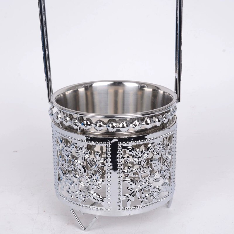 Portable High Quaality Silver Charcoal Basket Bowl Shisha Hookah Accessories