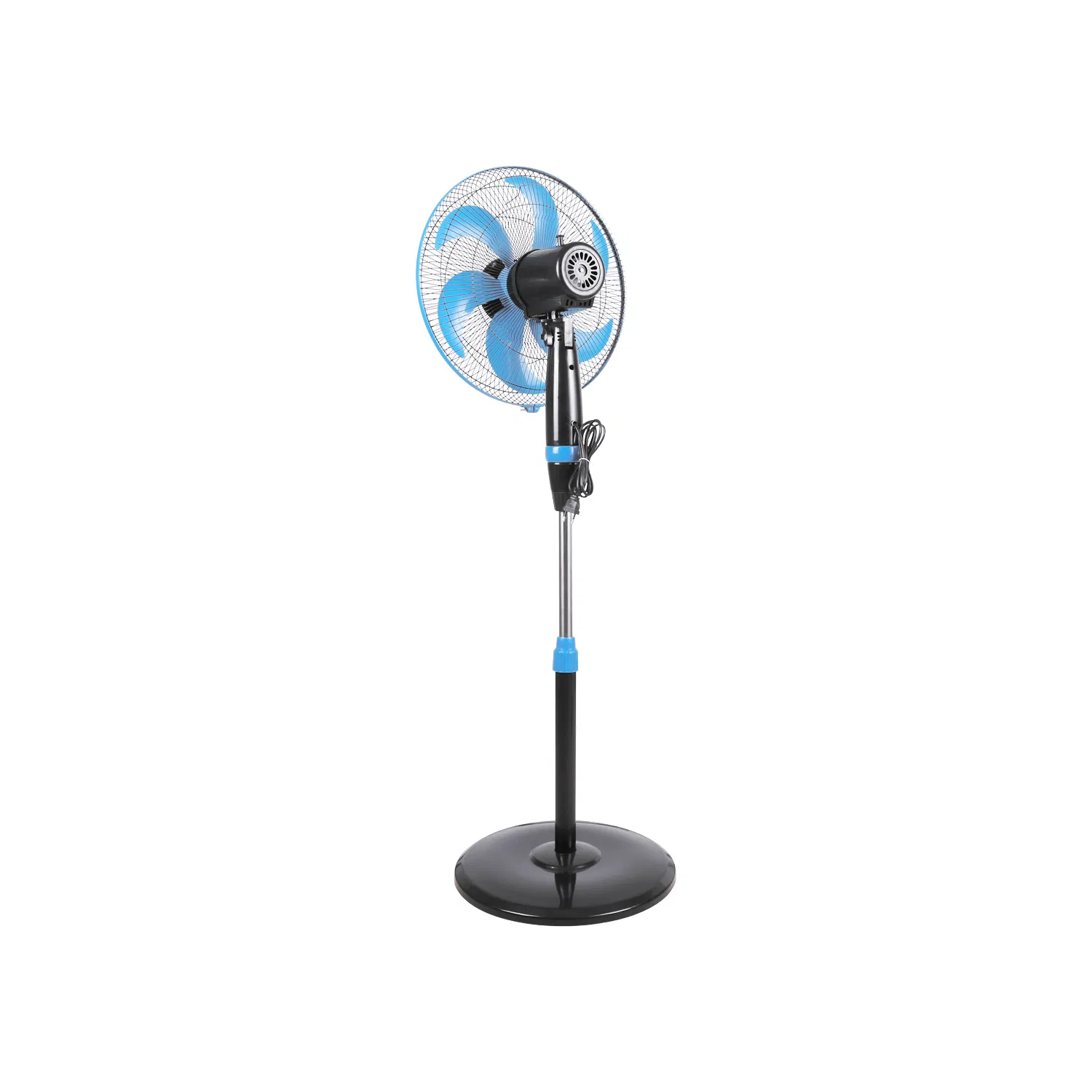 16inch Stand Fan with 6 Blades Electric Fan Unique Three Speed Control Round Base