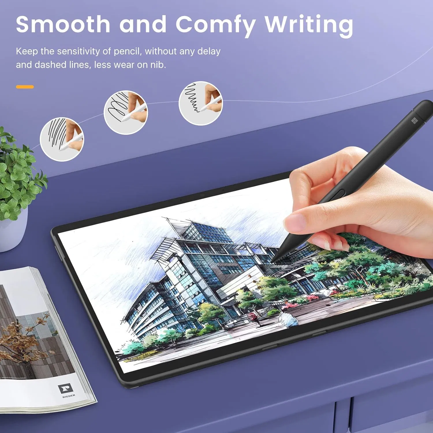 Magnetic Removable&Reusable Paper-Like Privacy Screen Protector for Ipads 8.3~12.9 Inches, Anti-Glare, Anti-Spy Bubble Free Easy Install Screen Protective Film