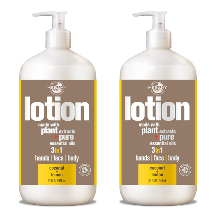 Wholesale Natural Coconut & Lemon Hydrating Moisturizing Body Lotion