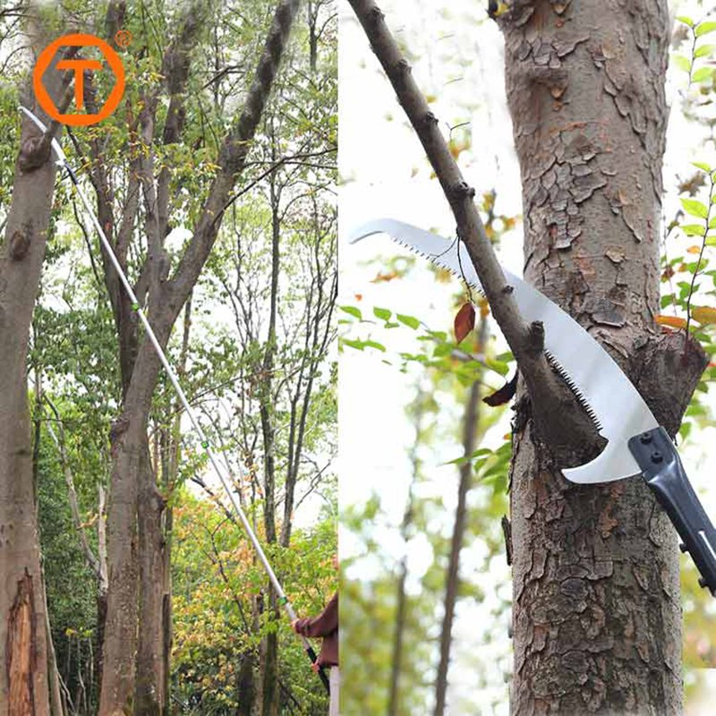 Garden Wood Branch Cutter Extension Pruner Telescopic Long Handle Pole Saw for Cutting Tree