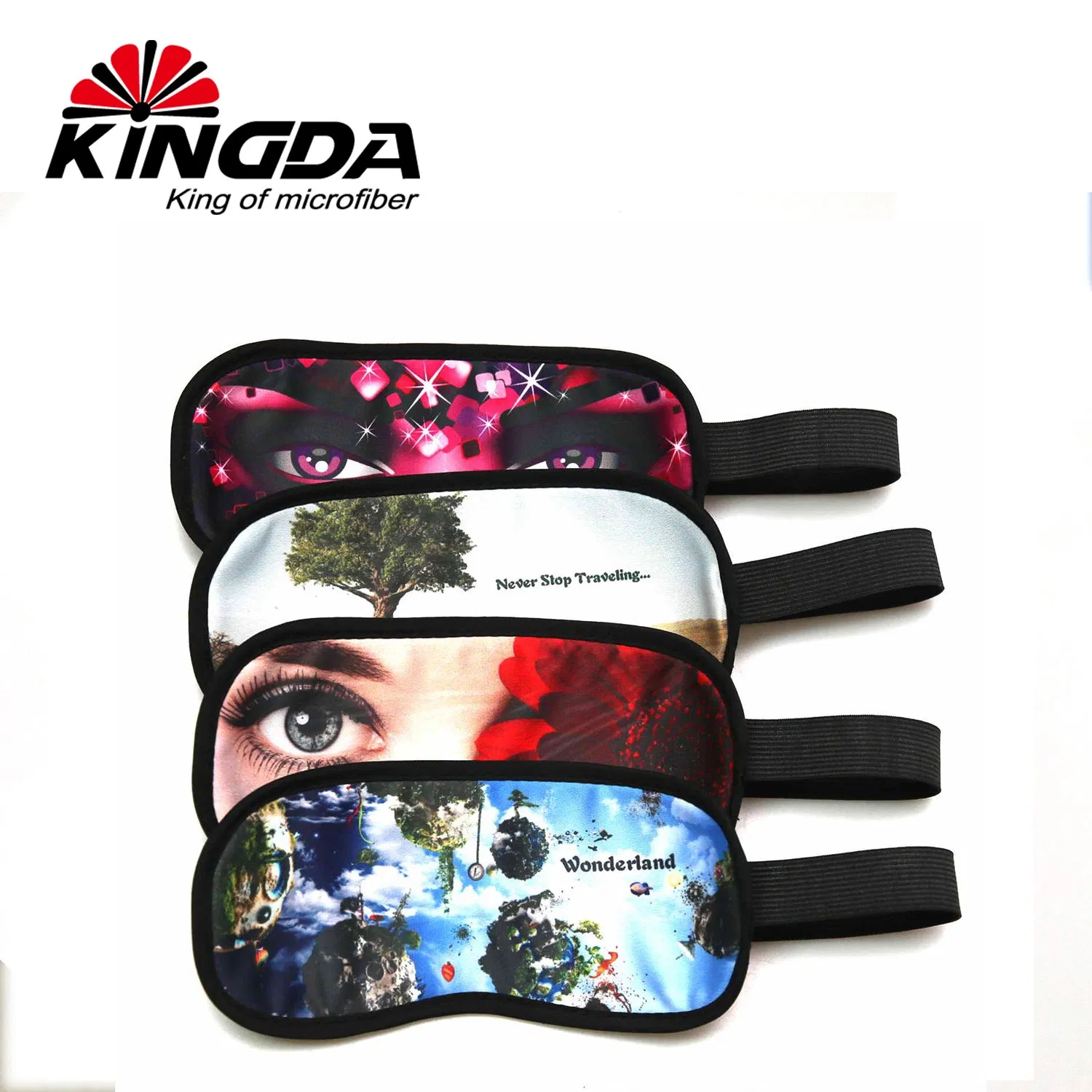 Eye Mask Customization Photo Printing RPET Microfiber Fibre