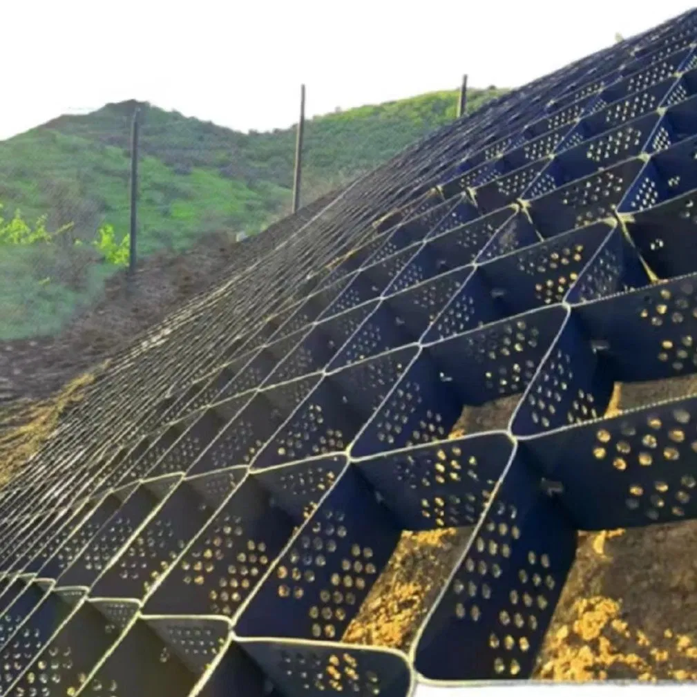 Slope Protection HDPE Geocell Honeycomb Sheet Plastic Geocell