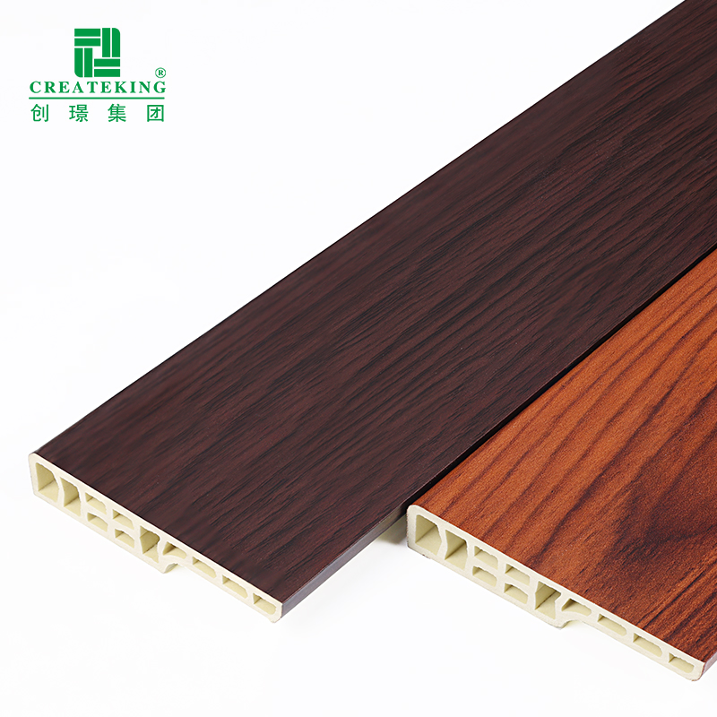 China Supplier Customized 70*12mm Durability Plastic Skirting Boards for Decoration