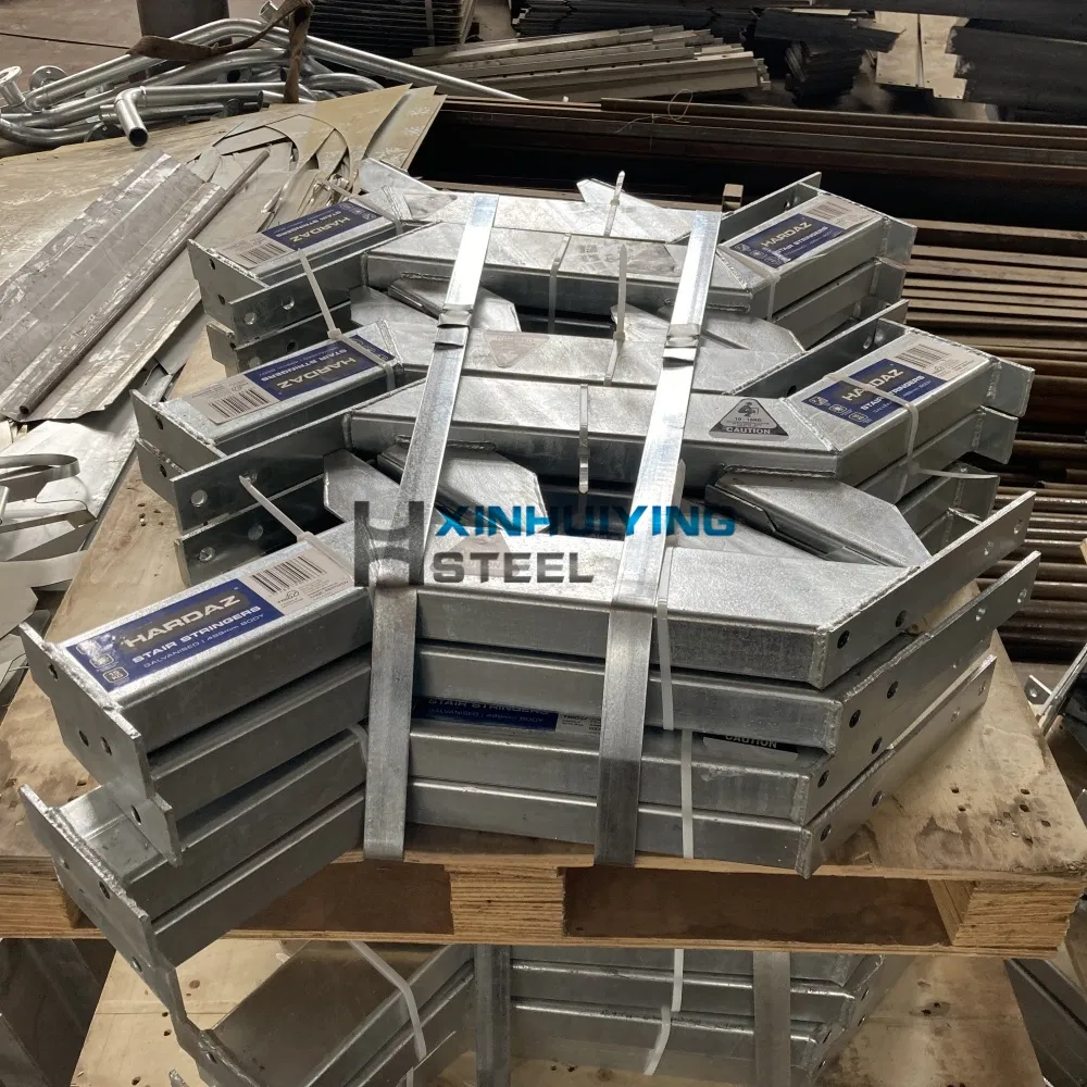 Hot DIP Galvanised Australian Standard Customized Weld 5 Treads Steel Stair Stringers