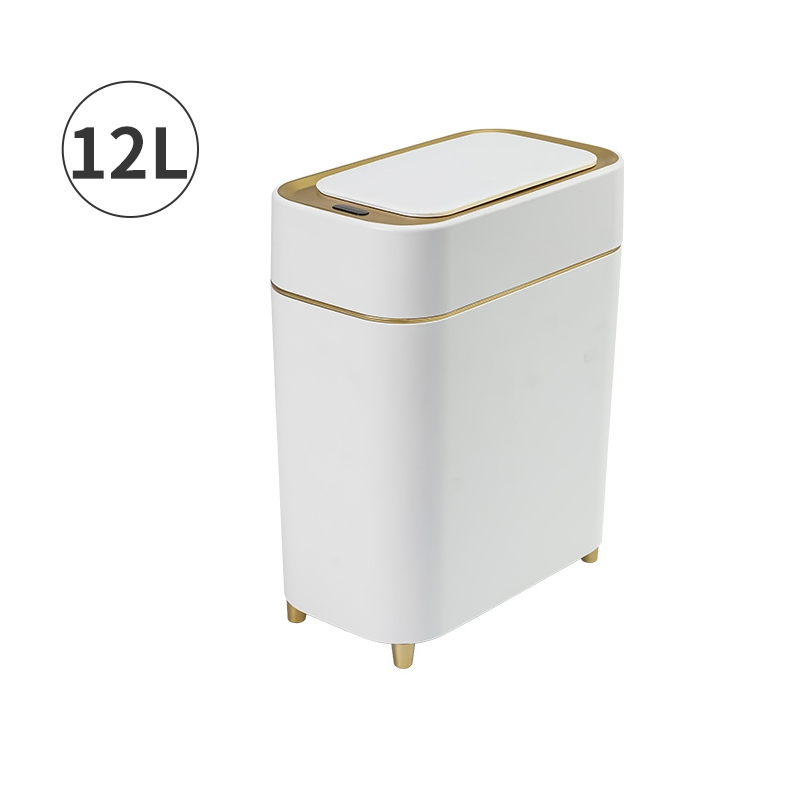 Premium Home Use Self-Sealing Smart Dustbin Sensor Opening/Closing Trash Can