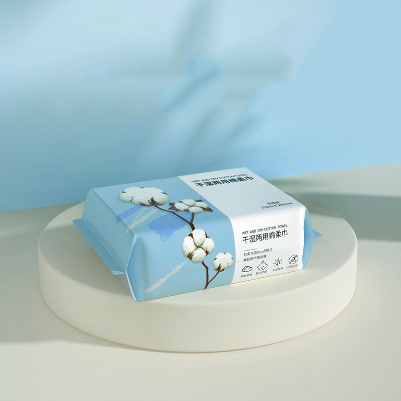 One-Time Extraction Type Paper Wholesale Beauty Salon Cleaning Face Towel Cotton