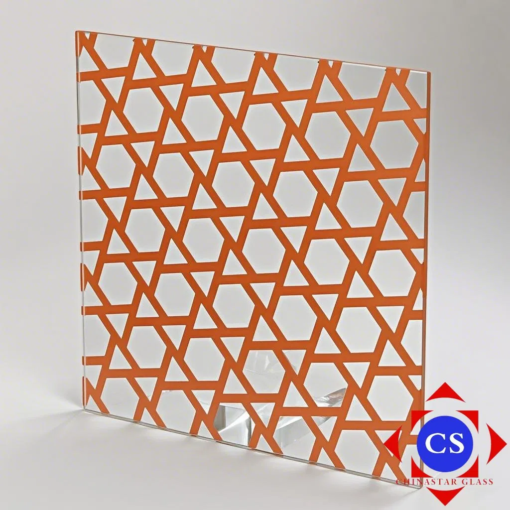 3mm-12mm Silk Printed Glass for Decoration/Office Partitions/Wall Decor