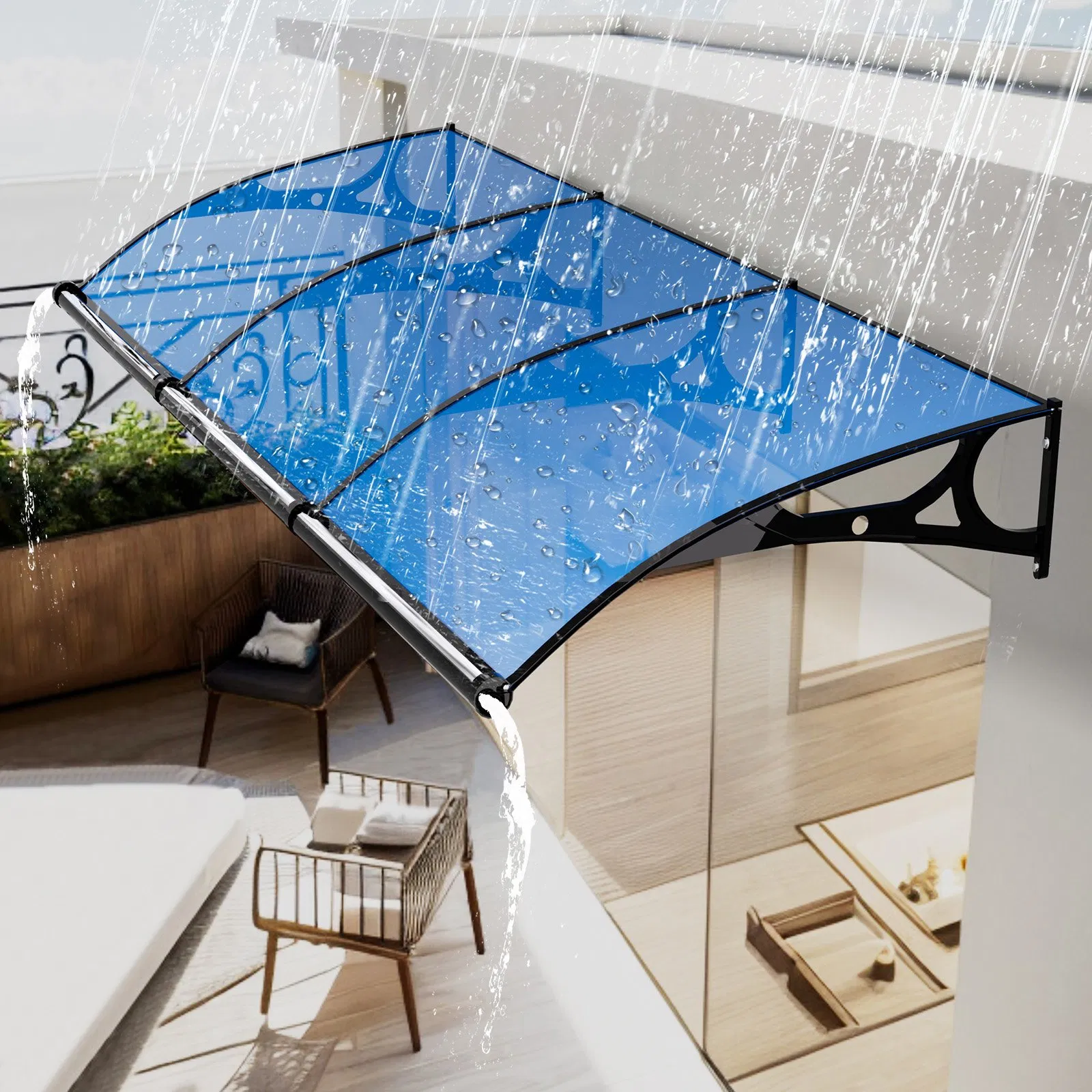 Awnings Exterior Rain and Snow Aluminum Alloy Bracket