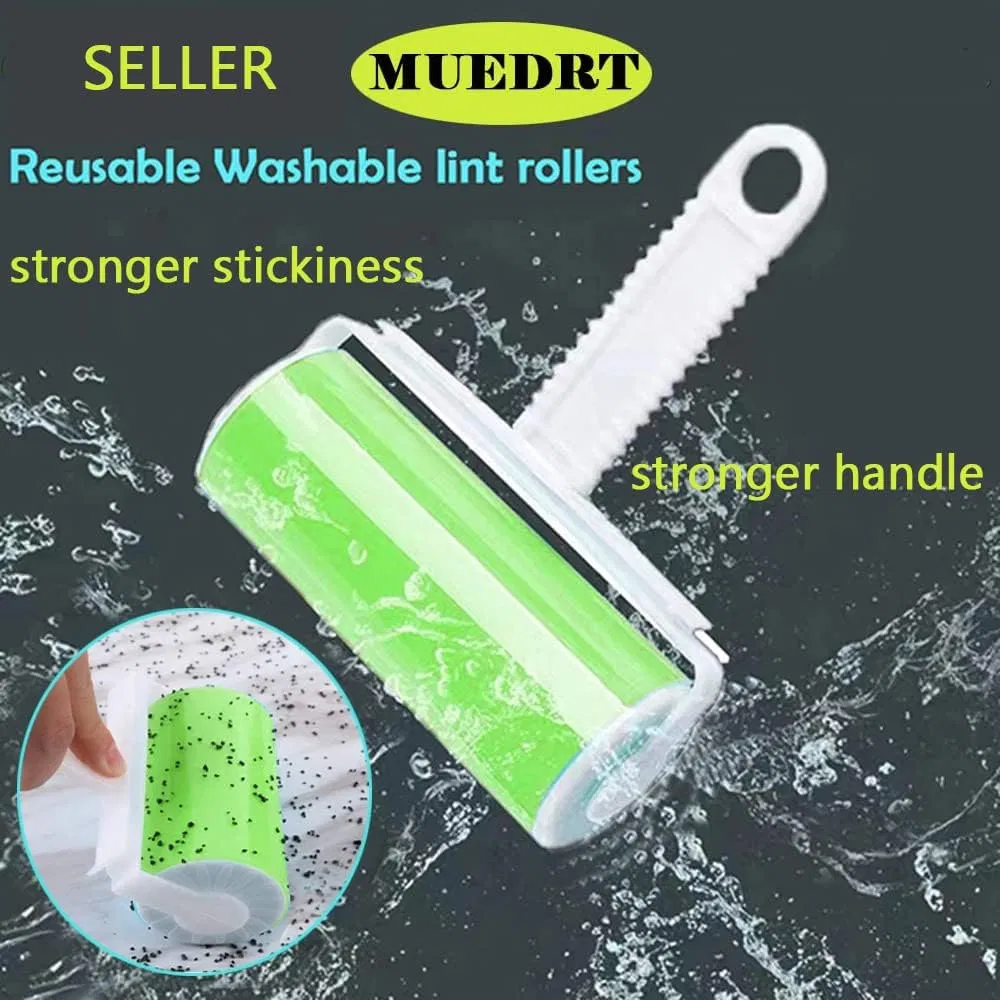 Factory-Supplied Portable Plastic Brush and Lint Roller Sticky and Washable Clothes Cleaner for Pet Hair Removal