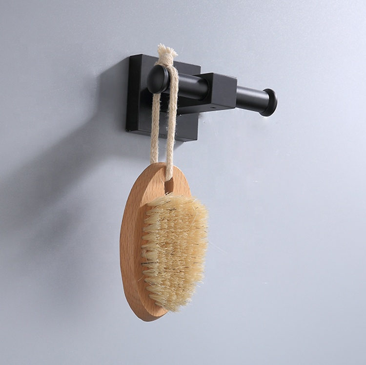 Bathroom Clothes Hanging Hook Double Coat Robe Hooks
