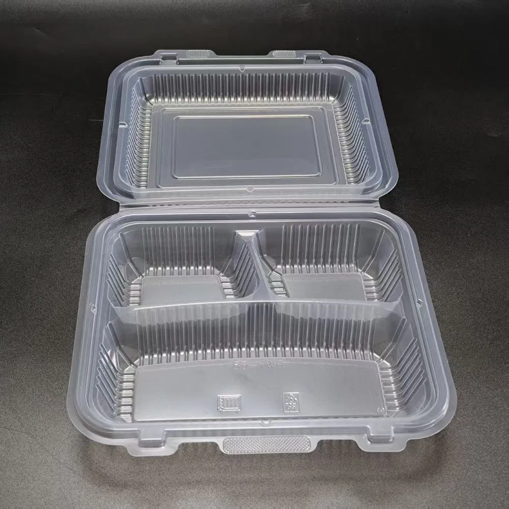 Factory PP natrual color Fast food takeway Lunch container meal box