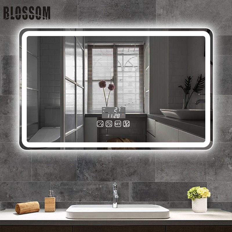 Smart Glass Vanity Furniture LED Bathroom Wall Mirror with Lights