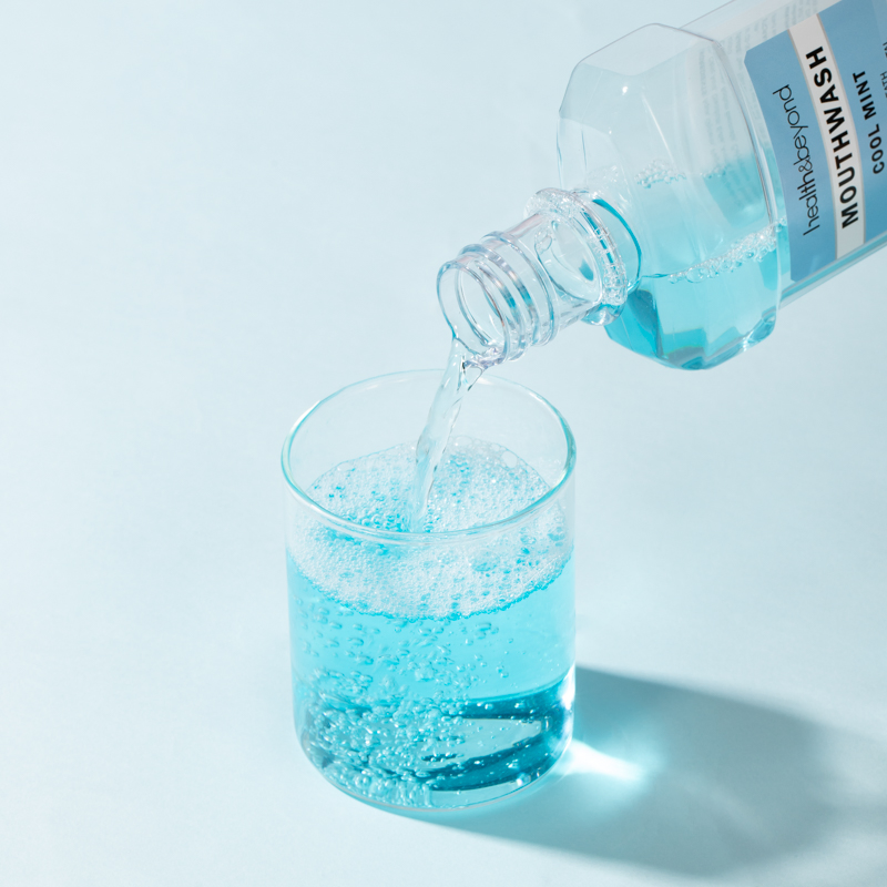 500ml Private Brand Cooling Mint Mouthwash Flavor Teeth Cleaning and Whitening Mouthwash