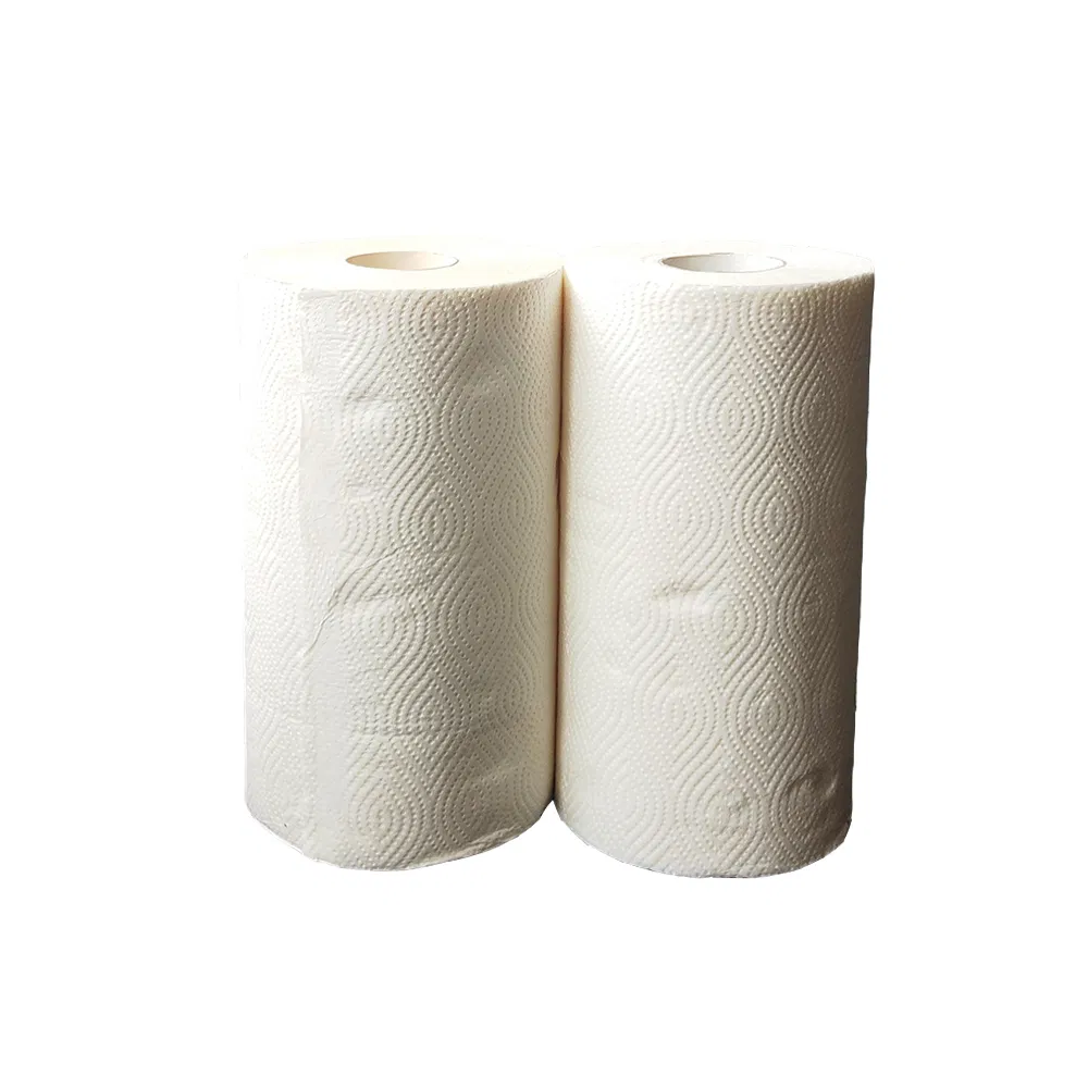 22.5*22.5cm Bamboo Pulp Customized Logo China 2ply Kitchen Roll Paper Towel