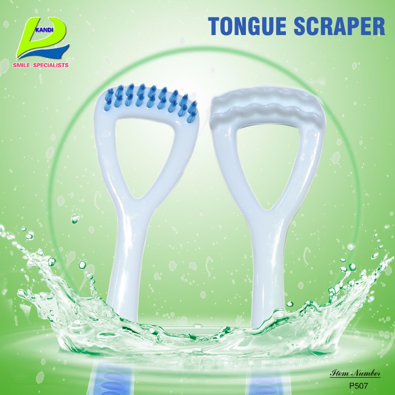 High Quality Customized Logo Free Sample Tongue Cleaner Scraper