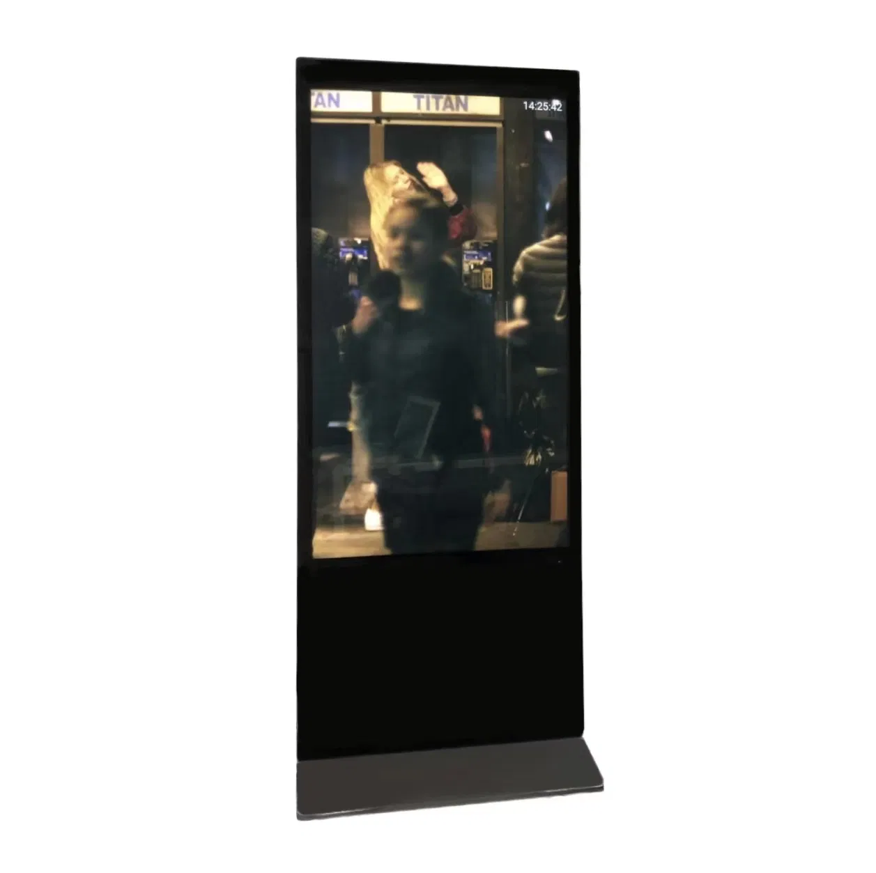 65-дюймовый напольный сенсорный дисплей для цифровой рекламы Full HD