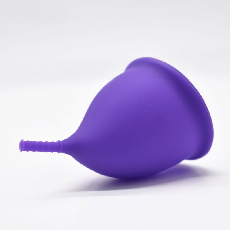 Medical Grade Silicone Travel Friendly Foldable Silicone Menstrual Cup Compact Discreet for on-The-Go Period Cup