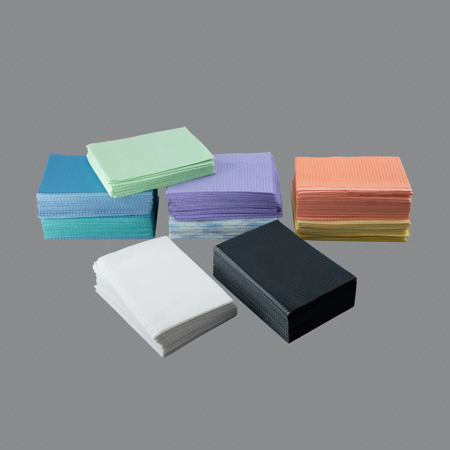 Unique Black Color Lap Cloths/Dental Bibs