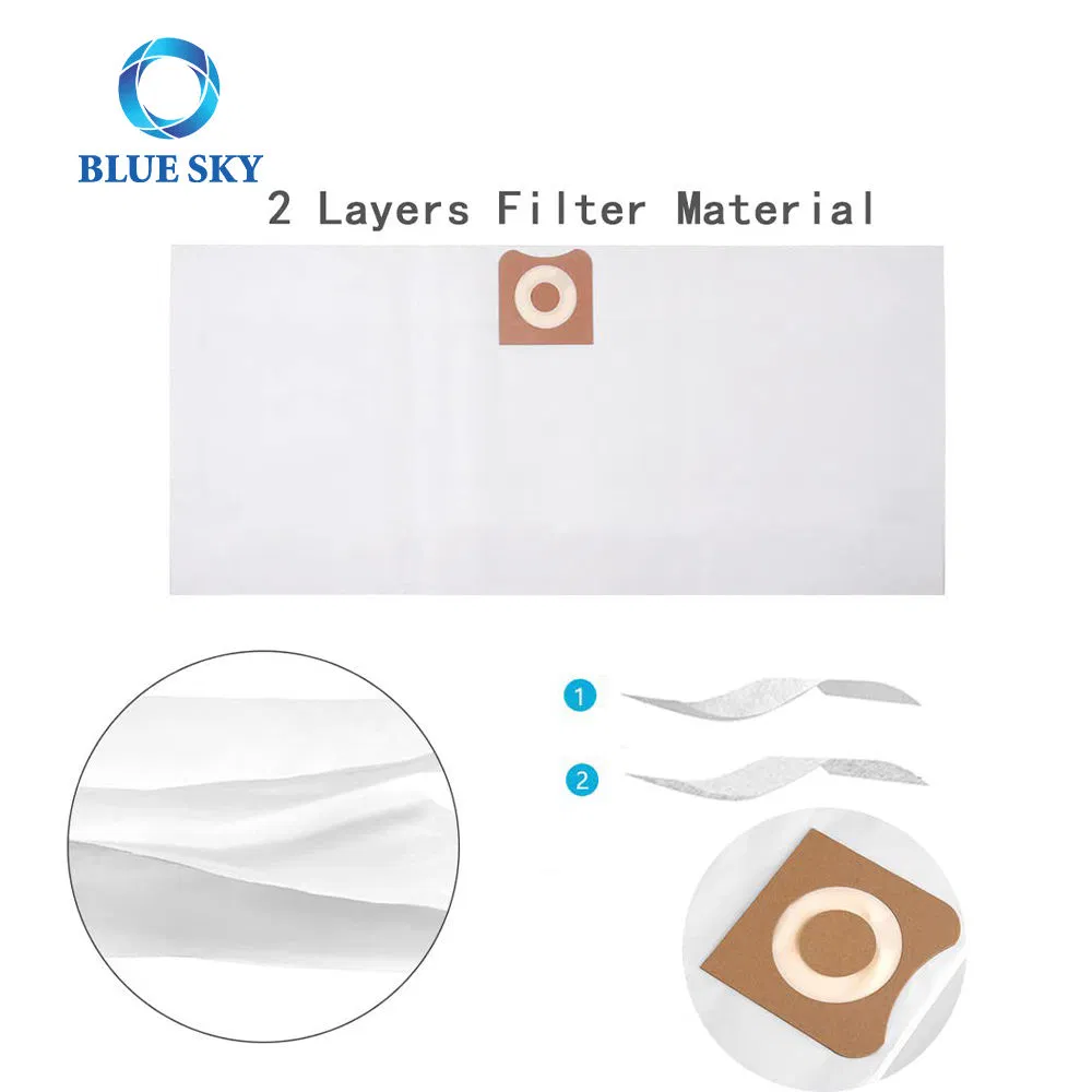 12-16 Gallon High Efficiency Dust Filter Bags for Ridgid Vf3502 Wd1950 Vacuum Cleaners