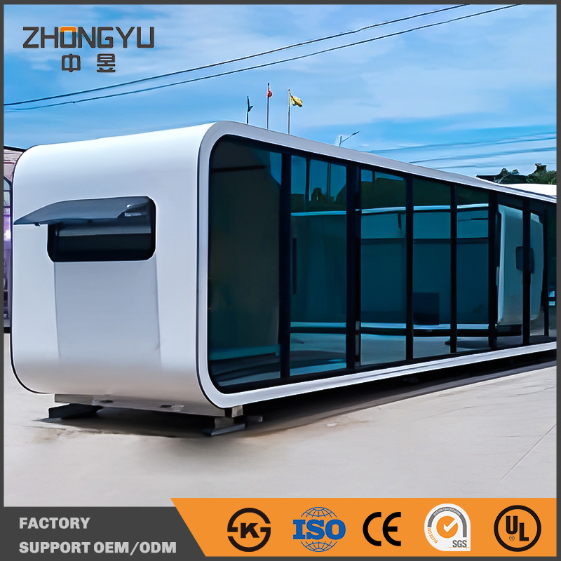 Apple House Modern Minimalist Design Steel Frame Modular Housing Unit Comfortable Living Prefabricated Cabin