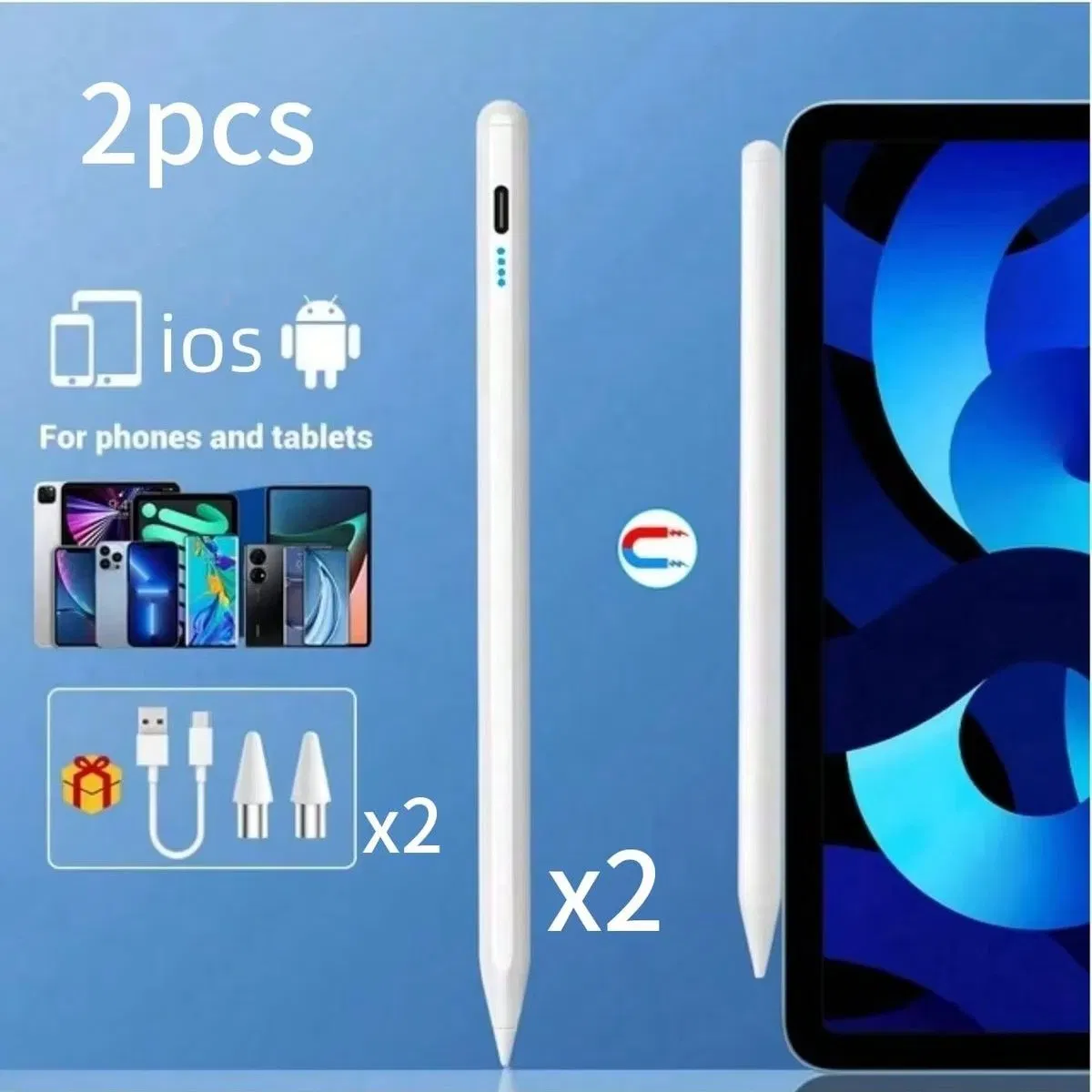 Best Selling Active Stylus Universal for Android and Ios Capacitive Metal Touch Screen Pen Touch Pen