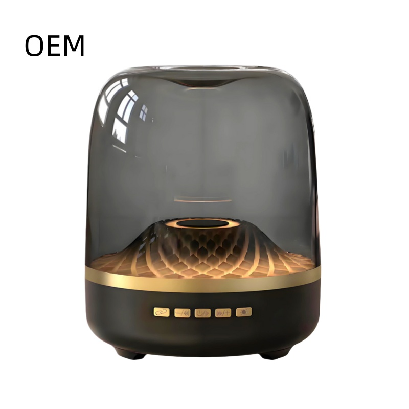 Wireless Bluetooth Speaker Huaqiang North Subwoofer Transparent Audio Multi-Functional RGB Atmosphere