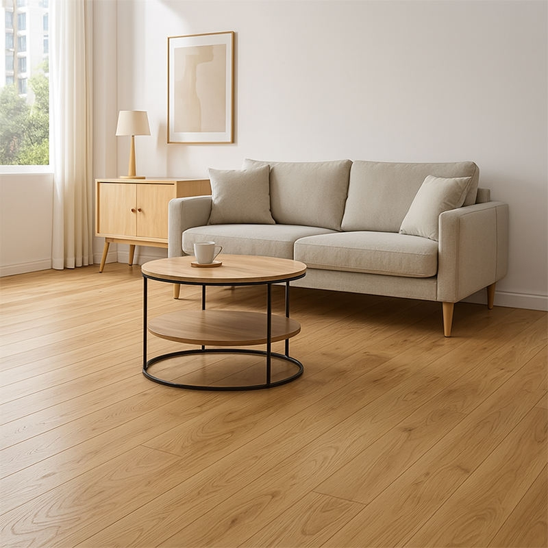 Hand Scraped Textured Solid Wood Floor for Historic Building Character and Charm