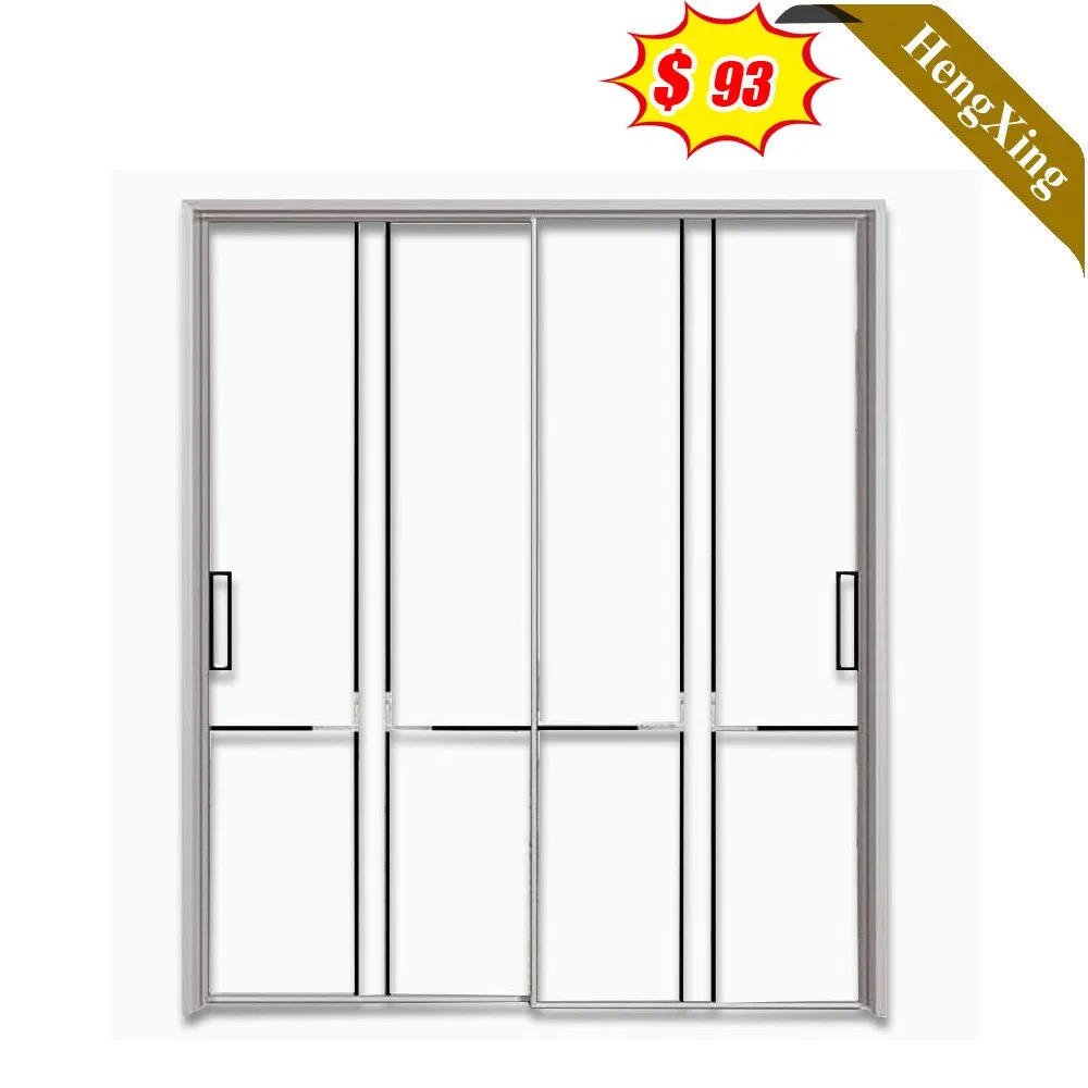 Factory Good Price Black Elegant Strong WPC PVC Front Solid Wood Folding Glass Door