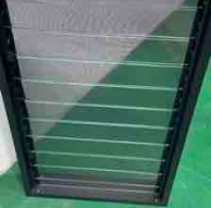 CE Nfrc Crank Adjustable Jalousie Aluminum Tilt Tempered Glass Louver Window