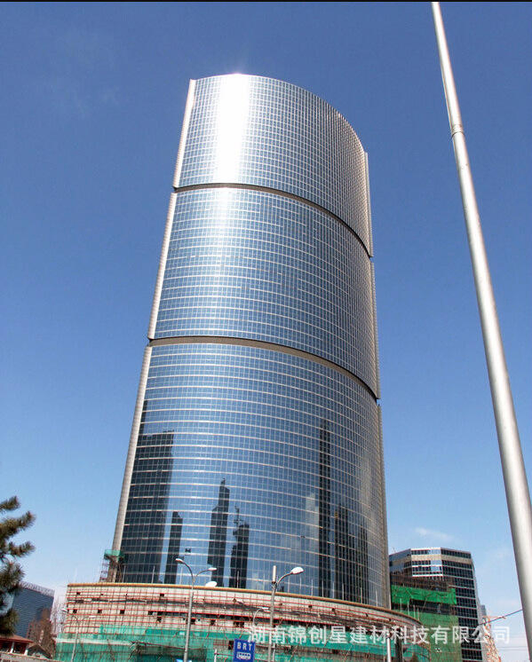 Outdoor Decorative Facade Aluminum Profiles Veneer Plate Cladding Aluminum Single Panel Curtain Wall