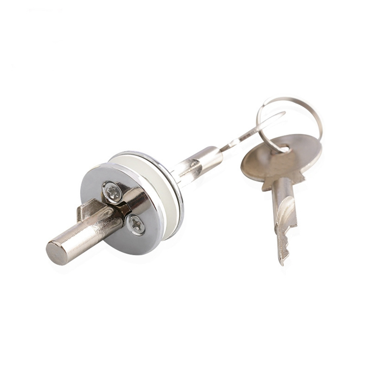 Yh2293 Glass Lock Furniture Glass Door Lock Glass Display Cabinet Lock Smoke Lock Sliding Door Glass Lock