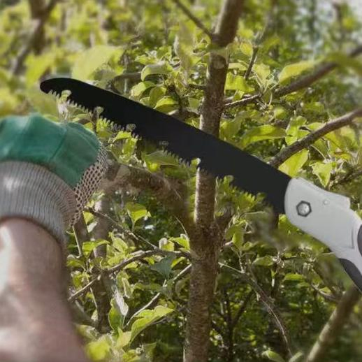 Hand Saws Factory Wholesale Three-Sided Ground Teeth Quick-Folding Outdoor Hand Saws