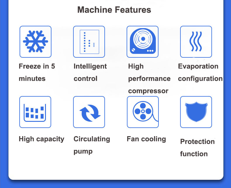 Popular High Efficiency 1000 L Per Huor Flake Ice Machine and Ice Maker