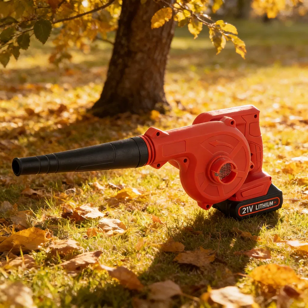 Wholesales 21V Brushed Lithium Small Vacuum Cleaner Leaf Blower Portable Cordless Electric Garden Rechargeable Air Blower Power Tools