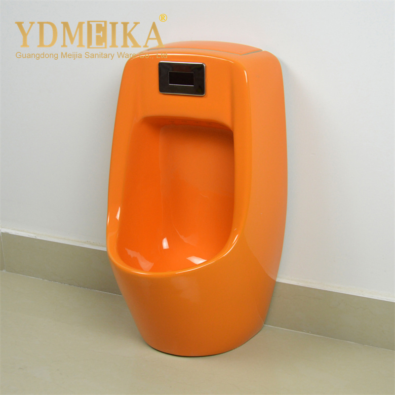 White and Colorful Children's Hanging Floor Ceramic Urinal Cartoon Sensor Boy Toilet for Bathroom Use Made of Durable Paper Material
