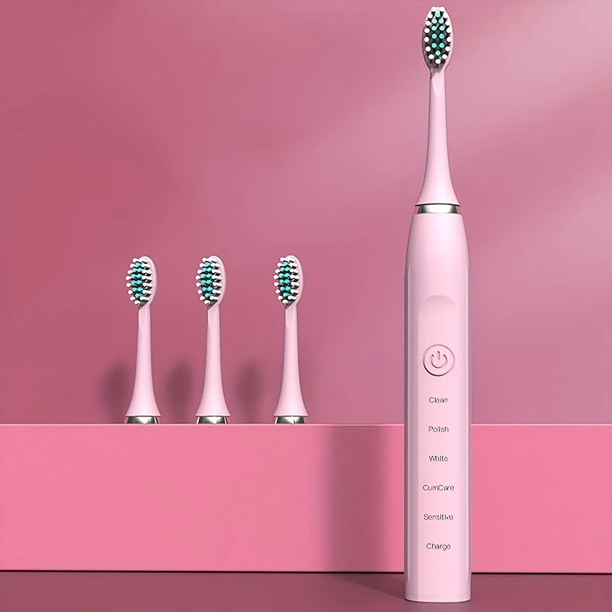 Unisex USB Rechargeable Ultrasonic Automatic Adult Electric Toothbrush